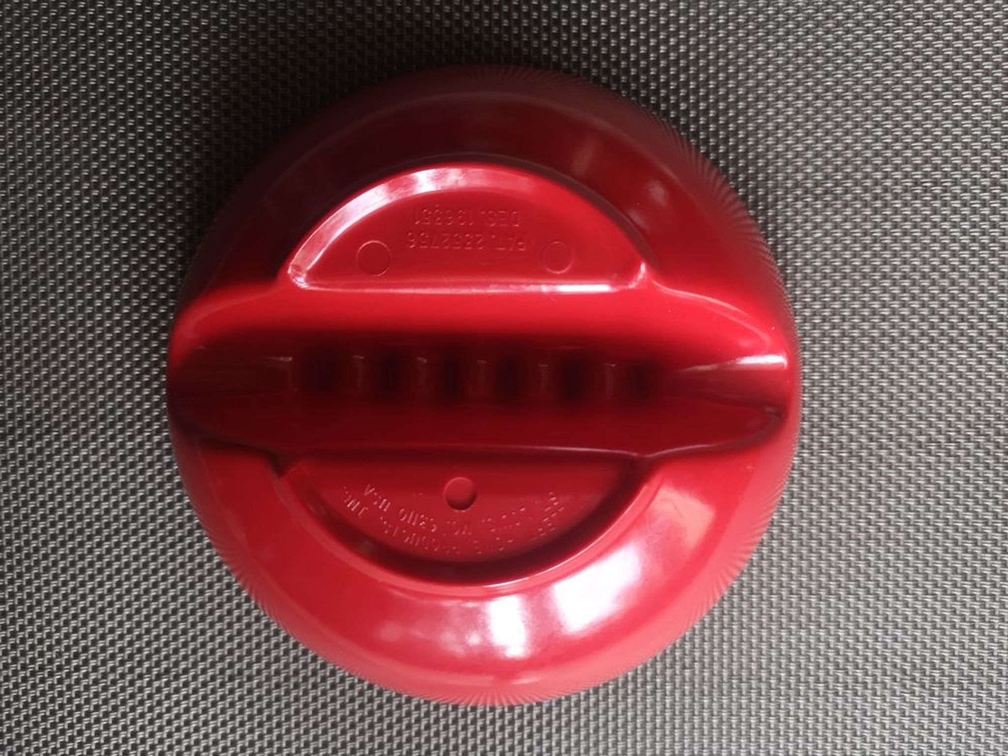 Cendrier en melaminé rouge Willert Home - USA- Années 1970