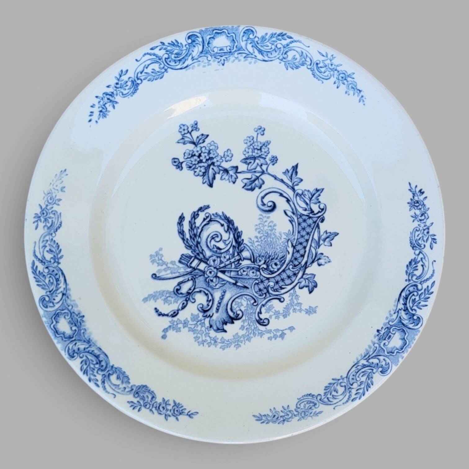 6 flat plates Clairefontaine model Louis XV