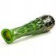 Vase en forme de haricot, moderne du milieu du siècle, en verre vert, design de J. Drost, Ząbkowice, Pologne, années 1970