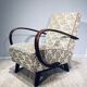 Paire de fauteuils vintage Halabala H 227 Art Déco