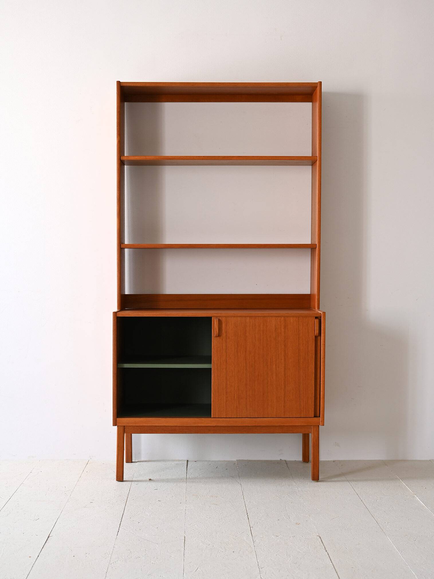 Bookcase with storage compartment produced by Bodafors