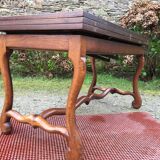 Modular vintage oak coffee table with Albert Ducrot's magical system