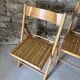 4 folding wooden chairs for Habitat, 1980