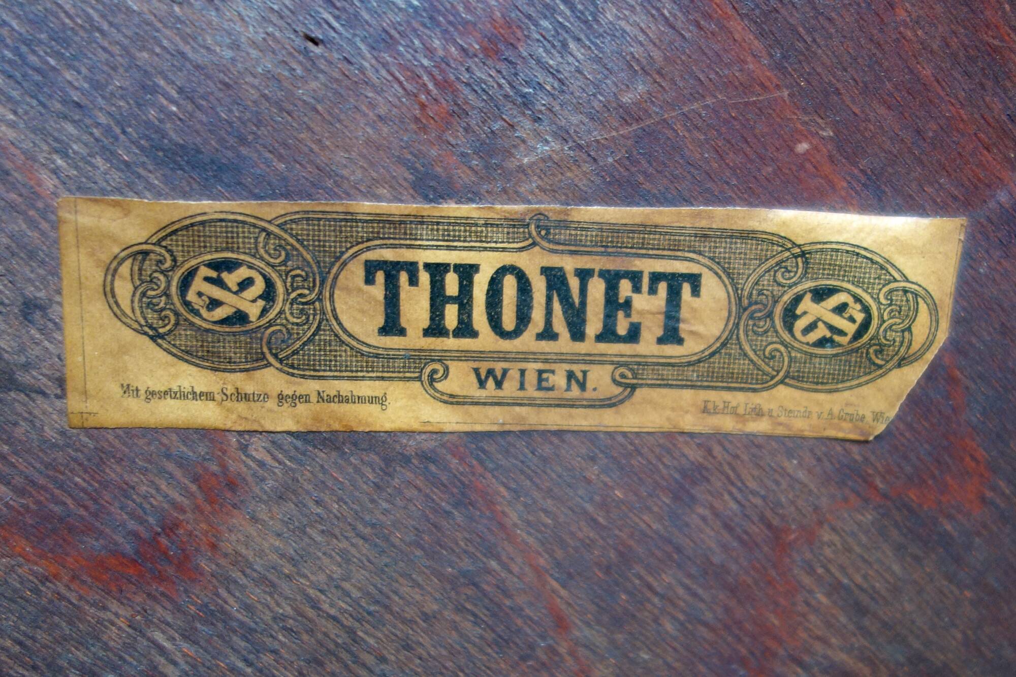 Thonet plant stand guéridon circa 1900