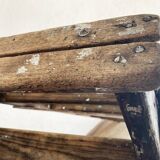 Old wooden painter's stepladder