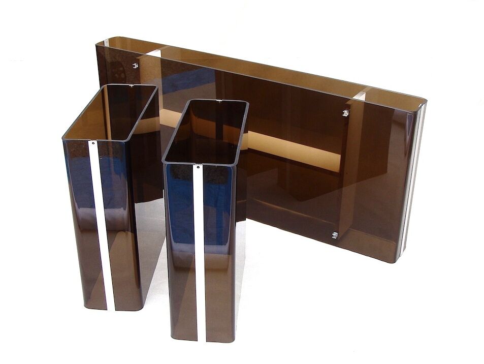 Plexiglas desk 1970
