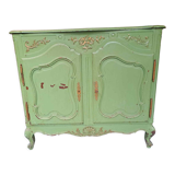 Small sideboard Louis XV look industrial workshop