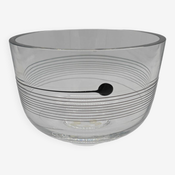 KOSTA BODA crystal bowl by Swedish designer Bertil Vallien