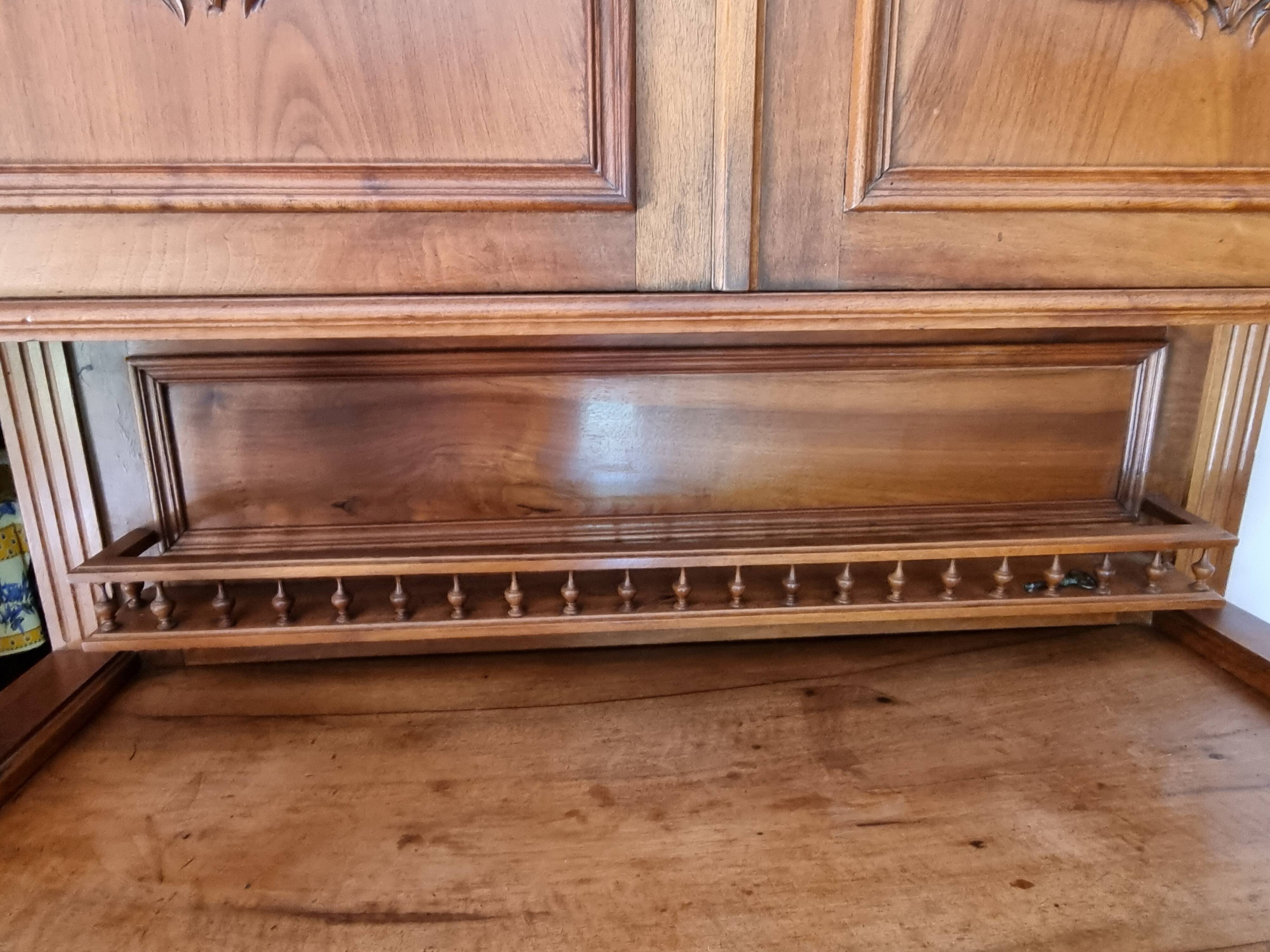 Antique oak sideboard in Henri II style