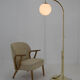 Lampadaire en laiton Art Déco, années 1930