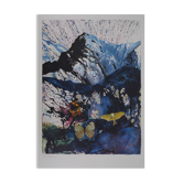 Salvador Dali : Les Alpes, SNCF (Suite Papillon petit modèle), lithographie originale signée