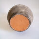 Vase vintage gris en terre cuite, Vallauris
