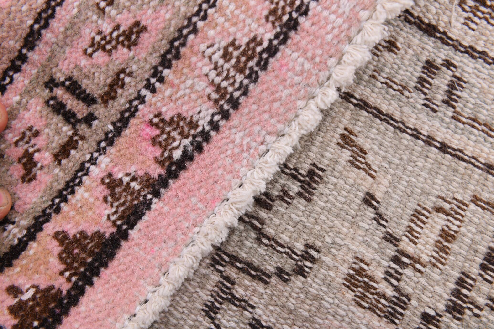 6x10 Rug For Living Room Soft Pink Turkish Vintage Rug, 181x314Cm