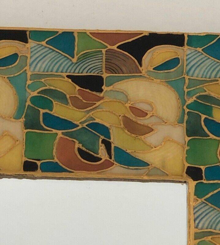 Petit miroir en céramique
