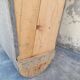 Ancient zinc bathtub 1900 -1m40