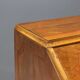 Antique cherry wood cabinet with drop-down front, 3 drawers, Italy, 20th century.