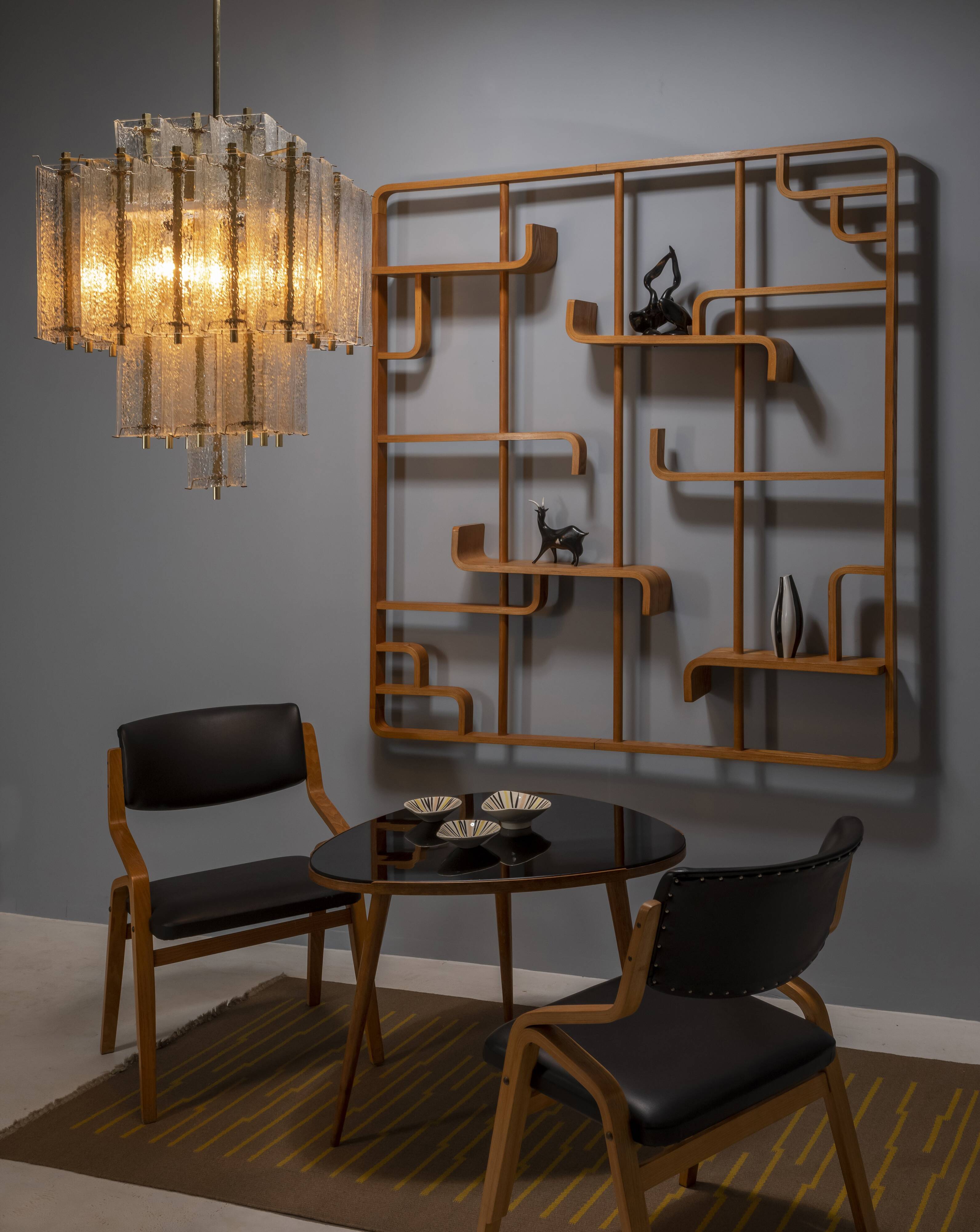 Set of 12 chairs, Ludvík Volák, 1960s–1970s, Czechoslovakia
