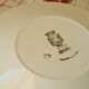 6 assiettes a dessert porcelaine opaque de gien modele michel art deco