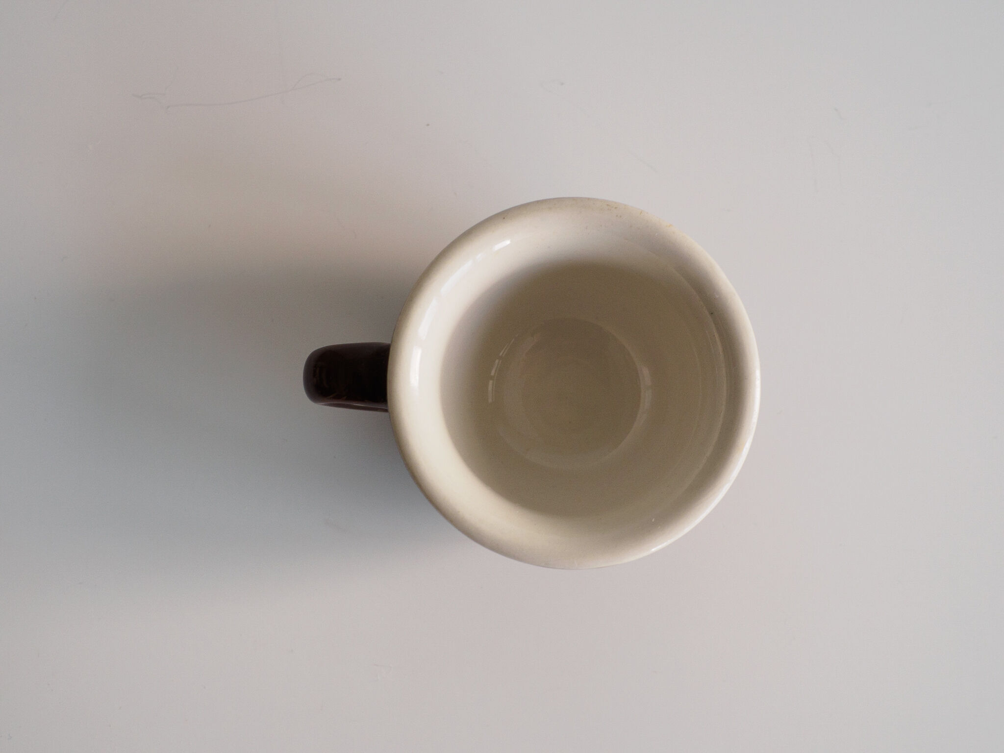 ACF chocolate brown espresso cup duo