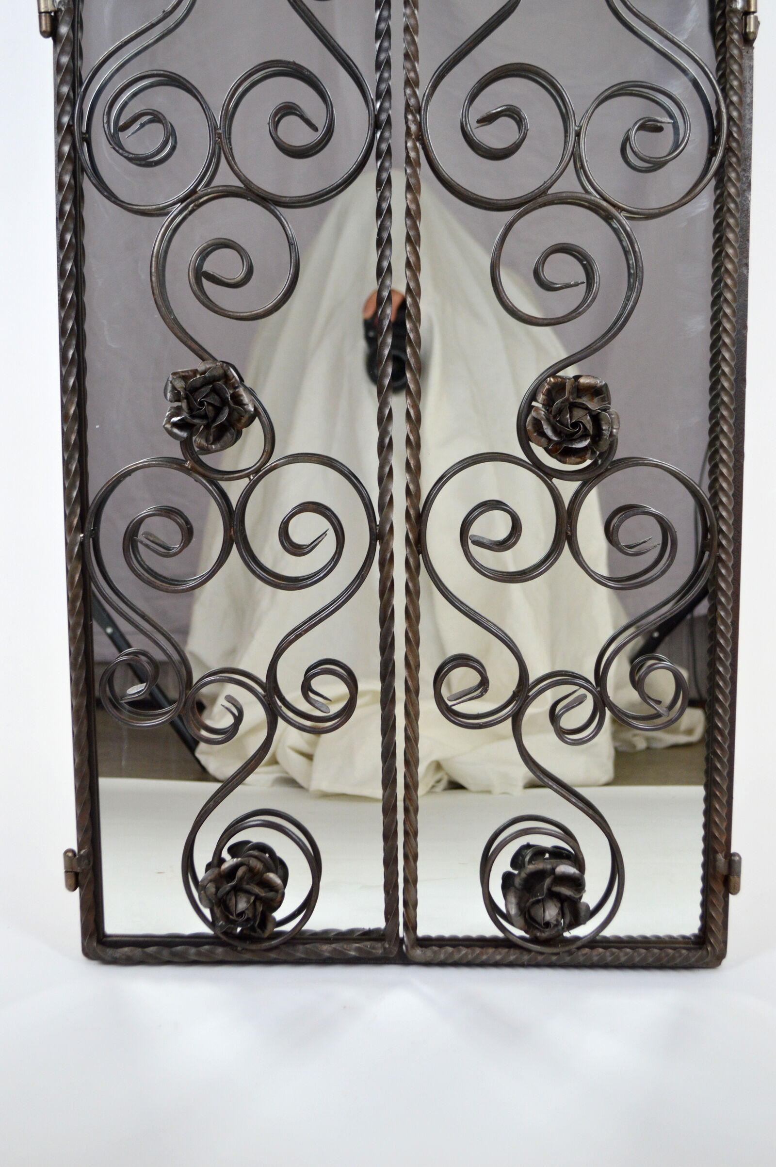 Miroir art déco en forme d'arche 48x100cm
