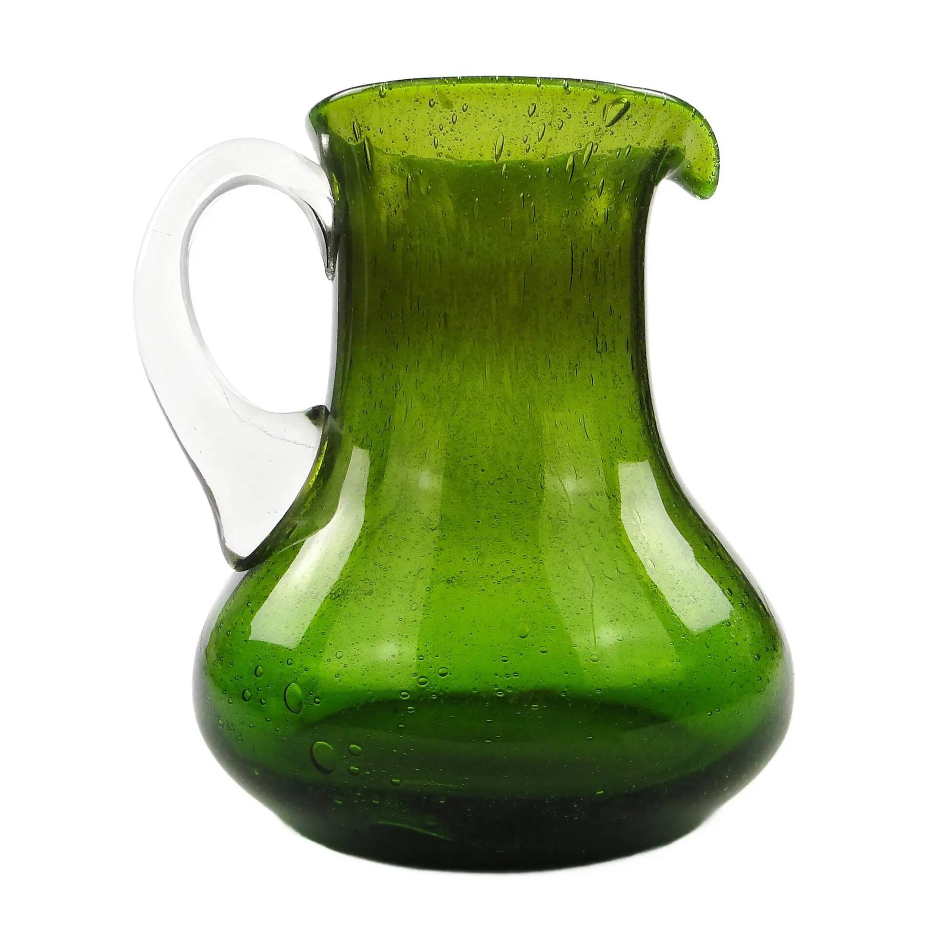 Jarre moderne du milieu du siècle, verre antique, design de L. Fiedorowicz, Pologne, années 1970
