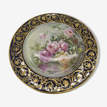 Marcel chaufriasse decorative plate in Limoges