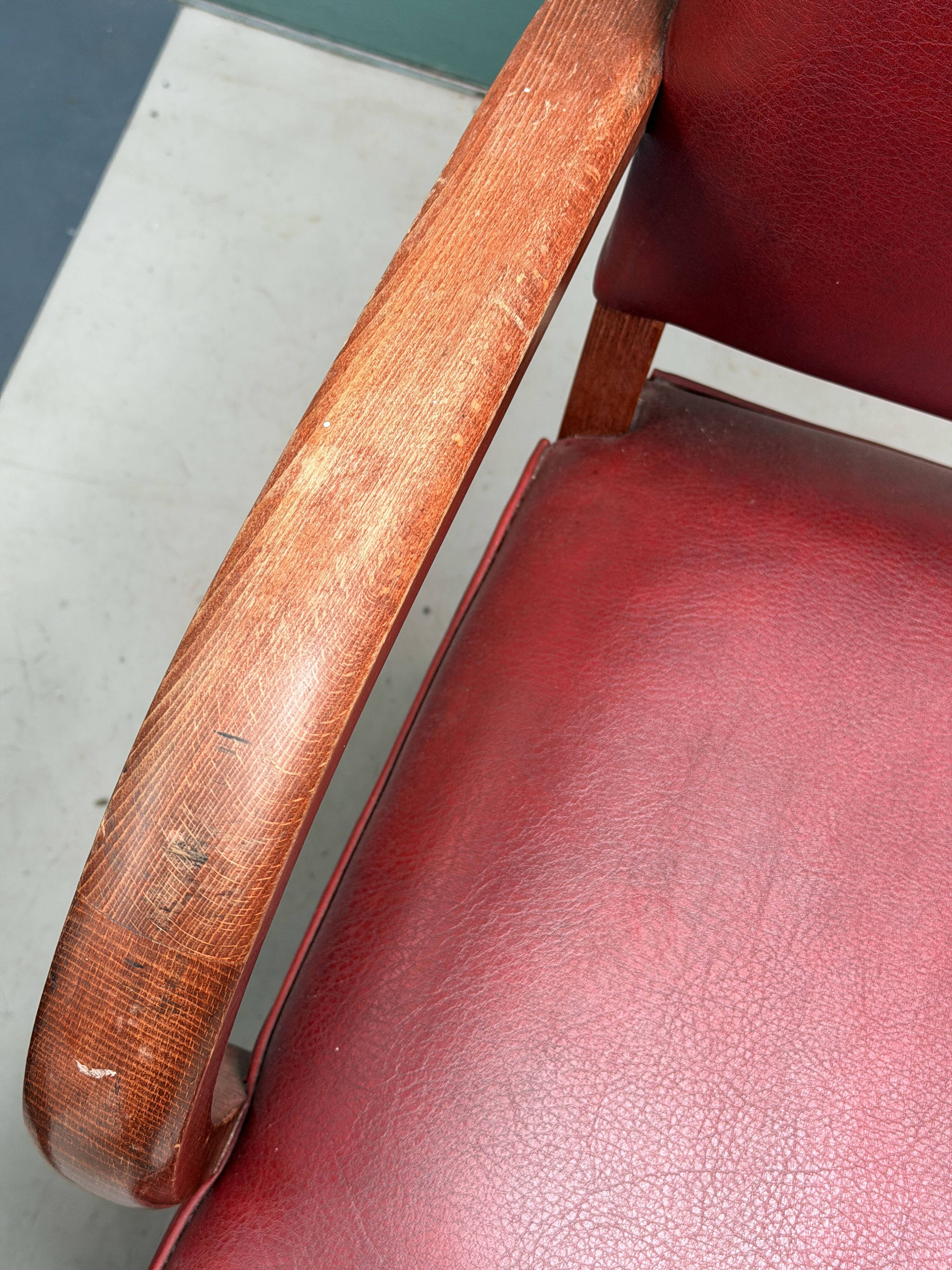 Set of 8 vintage Art Deco Bridge chairs (1930s-1940s)