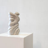 1970s Carrara marble Belgian sculpture