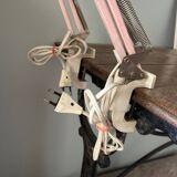 Pale pink architect lamp