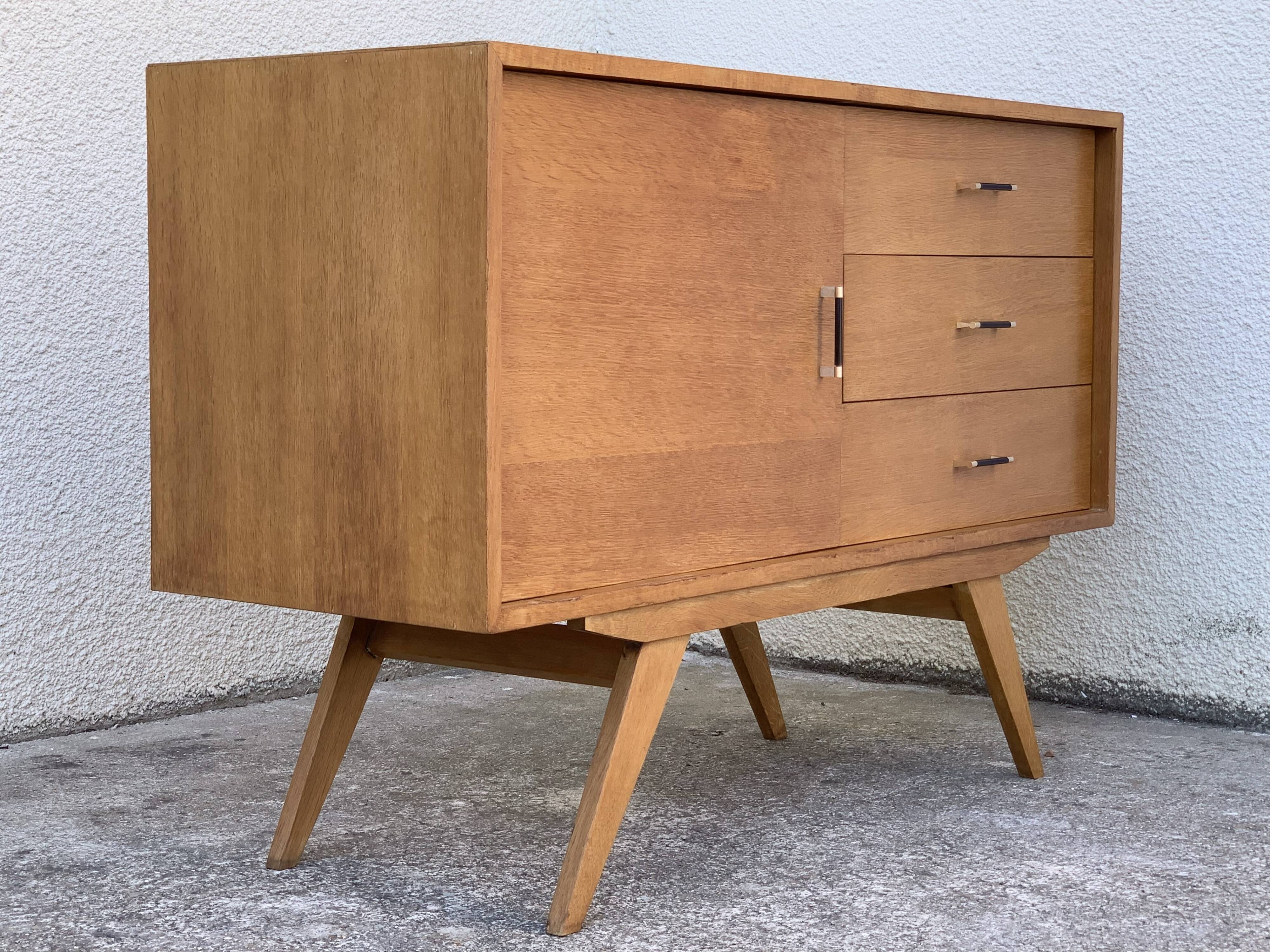 Vintage buffet compass feet 1950