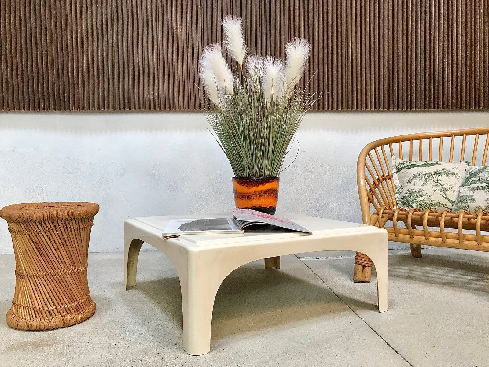 Early Space Age Side or Coffee Table in Fiberglass, West-Germany, 1960s