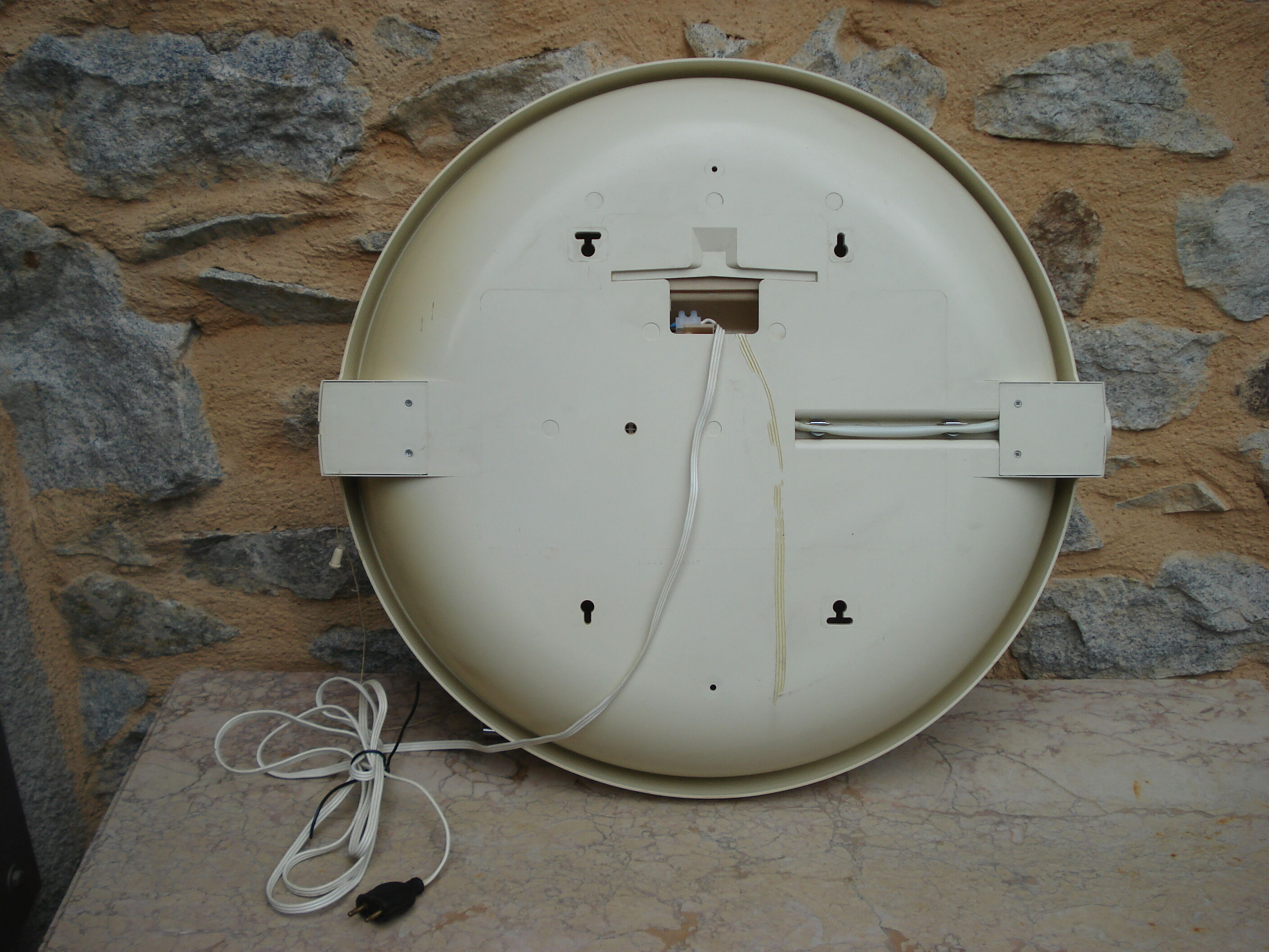 Vintage illuminating mirror 1970 allibert