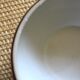Two-tone vintage stoneware salad bowl from Digoin.
