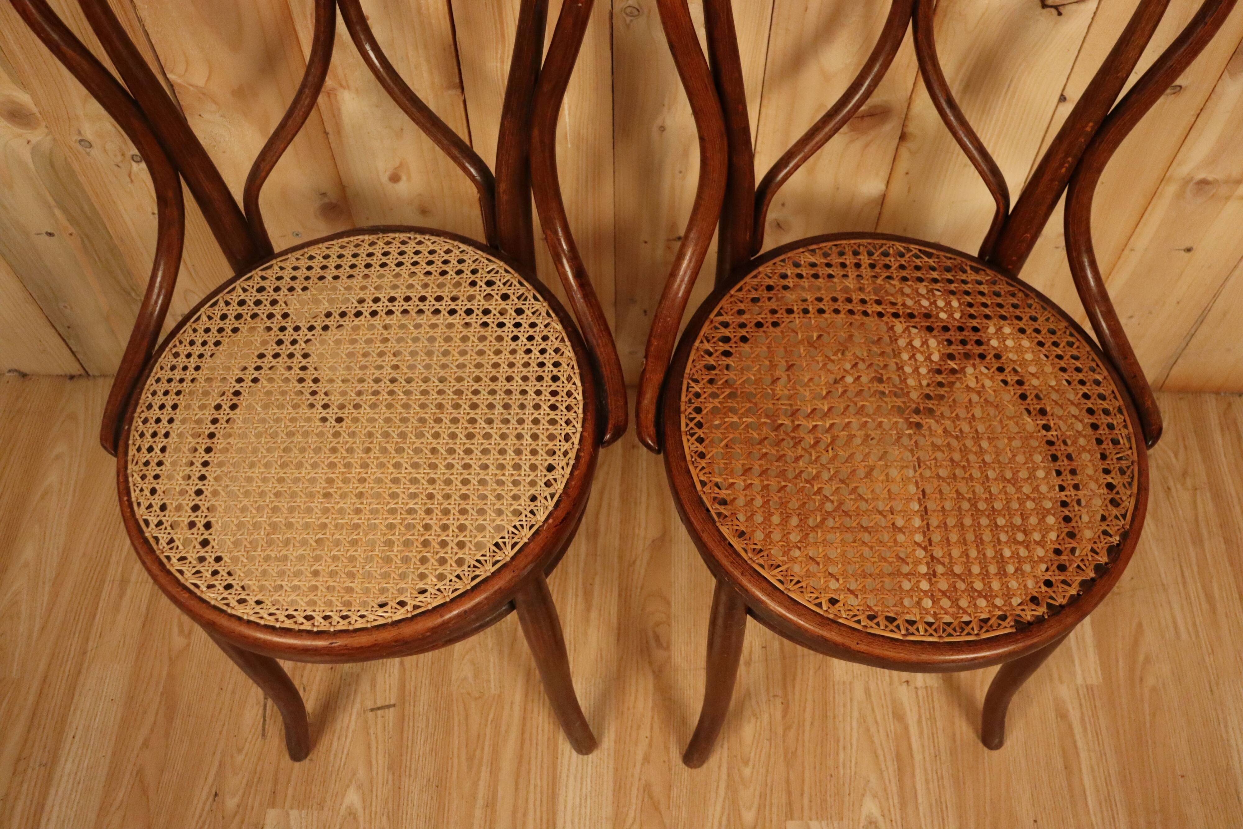 Paire de chaises bistrot n°19 Fischel