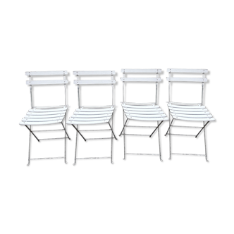 Vintage garden folding chairs