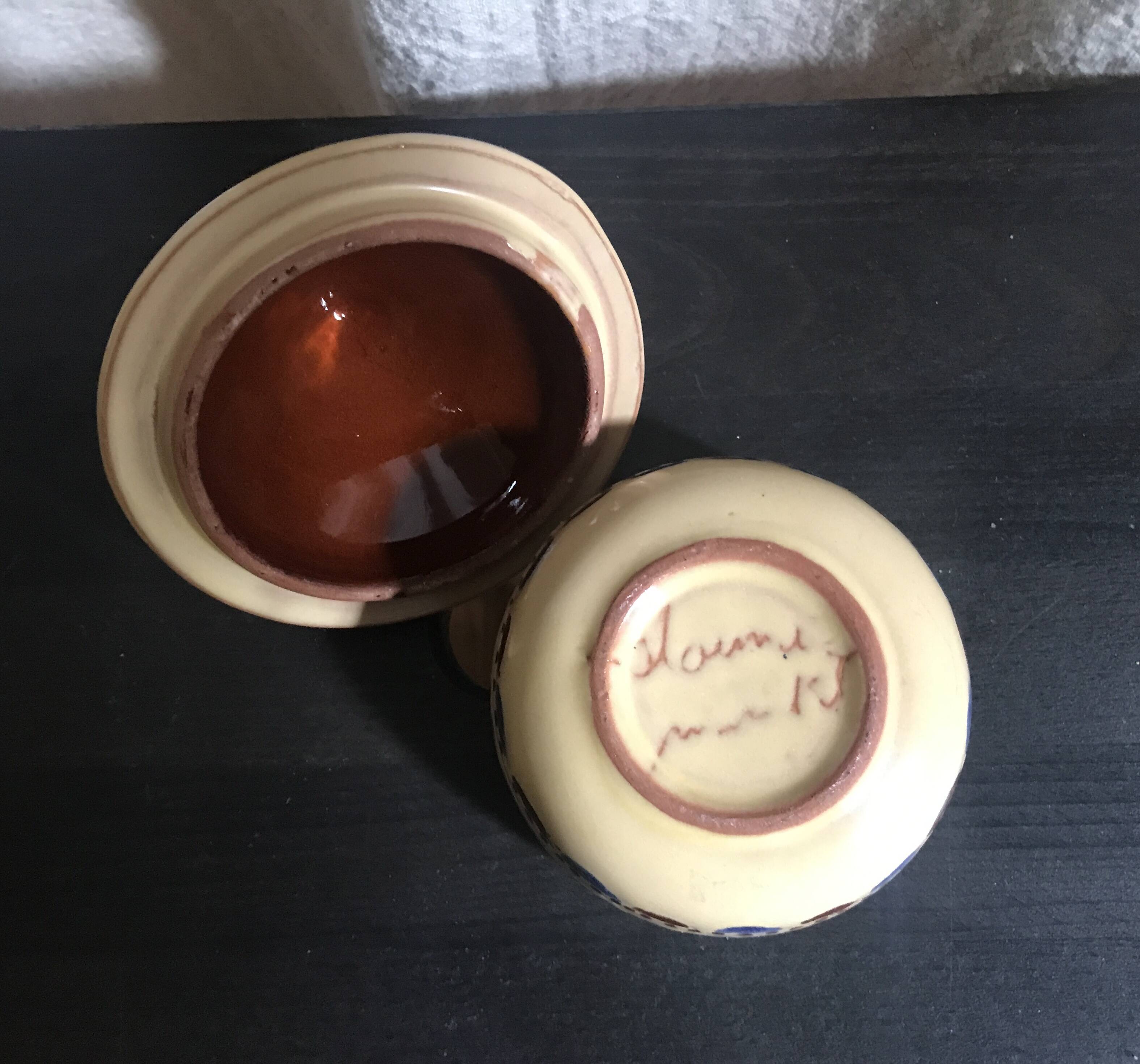 Vintage terracotta coffee service