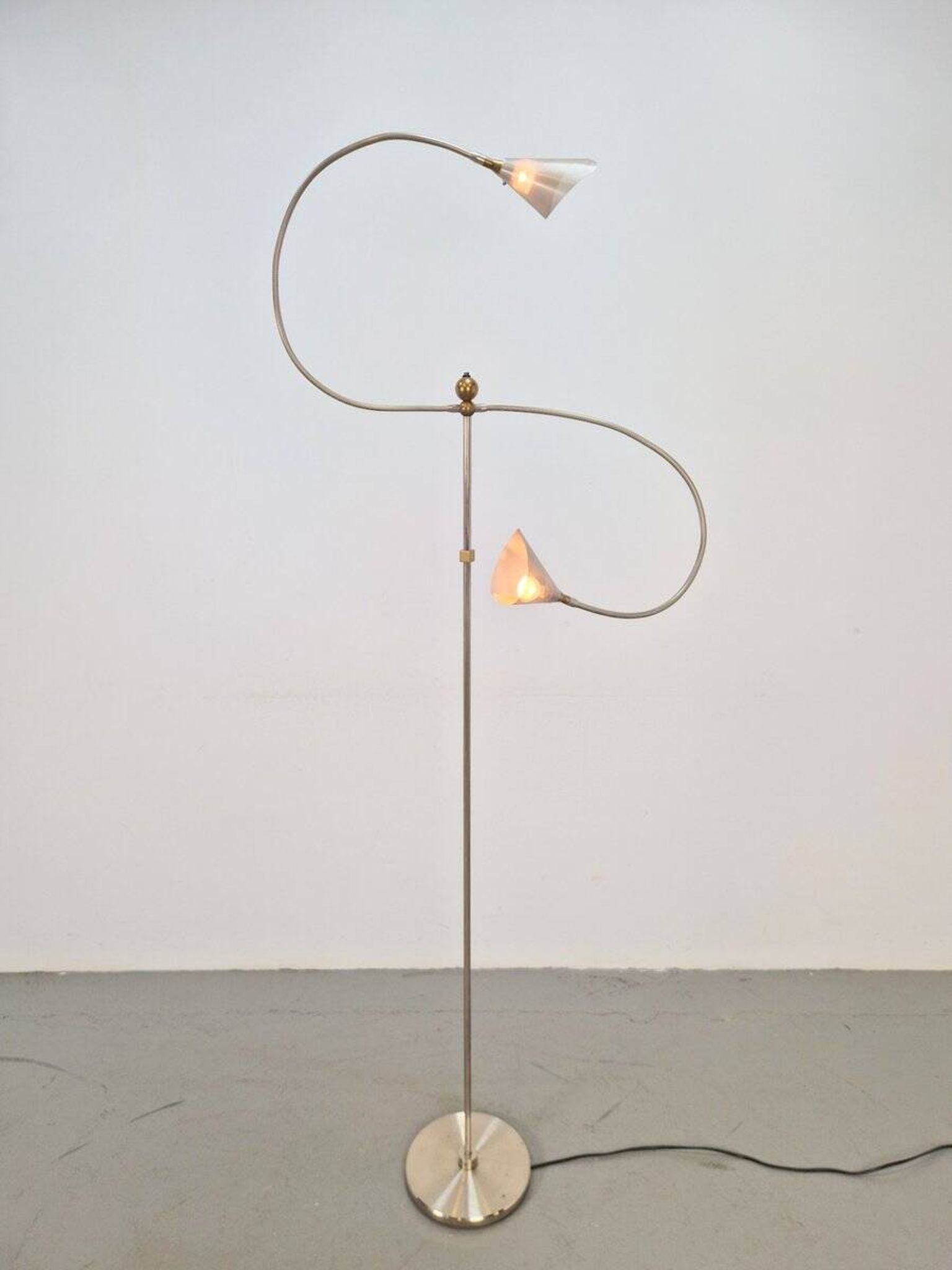 Modernist No Name Terra Floor Lamp from Catellani & Smith, 1980s