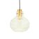 Mid-Century Bubble Glass & Brass Ceiling Light - H. Tynell for Limburg, 60s