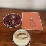 Set of 3 barber mirrors