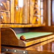 Secrétaire en acajou Biedermeier antique, 1850