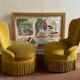 Fauteuils crapaud vintage