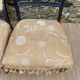 Chaise à nourrice stylé victorien , chauffeuse fin XIXe
