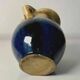 Vintage 1970s glazed ceramic pitcher - Handmade French water jug - Decorative vase in wabi-sabi style for the kitchen