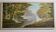 Oil on panel signed by Maurice Leuleu Autumn landscape 104x54 cm framed