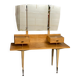 Coiffeuse vintage 1950 / 1960 à miroir pliant et démontable : transformable en bureau