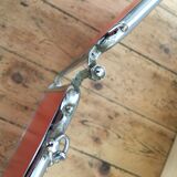 Vintage triptych barber mirror