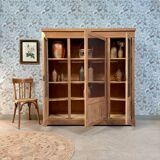 Bibliothèque ancienne en chêne (rénovée)