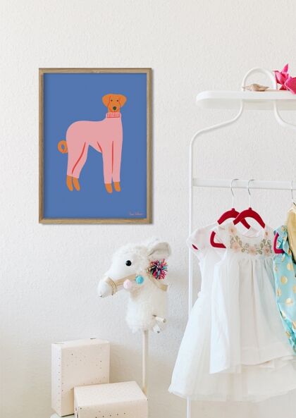 Poster kids Azawakh - A3