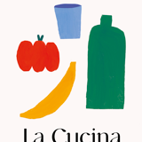 Affiche murale cuisine minimaliste poivron banane 50cm*70cm