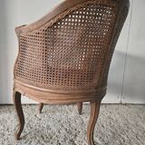 Louis XV caned office chair, 19th century